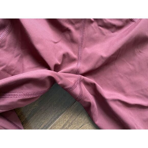 Crazy Yoga M brick red athletic leggings - Picture 5 of 6